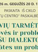 Paskaita LATVIŲ TARMĖTYRA